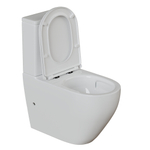 Унитаз-компакт безободковый WAVE NEO Tornado1.0, гор,ниж,2-кн.арм,сид.дюропл,м/л,быстр,БЕЛЫЙ глянец