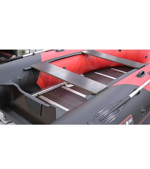 Надувная лодка Хантер 380 ПРО фанерный пол