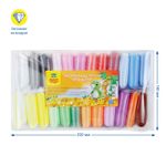 Пластилин легкий 24 цвета Мульти-Пульти, 240 гр, прозр.упаковка