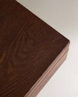 ZARA HOME БОЛЬШАЯ ДЕРЕВЯННАЯ ШКАТУЛКА ДЛЯ ДРАГОЦЕННОСТЕЙ, КОРИЧНЕВЫЙ