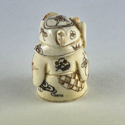 Статуэтка нэцкэ Бисямонтэн (или Тамонтэн)