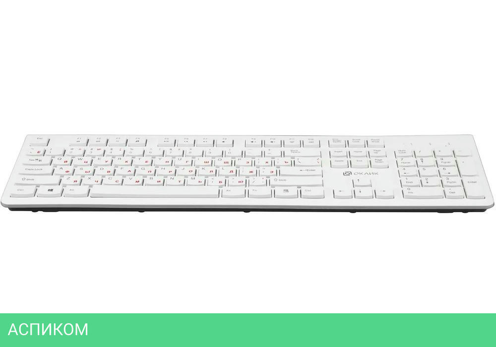Клавиатура Oklick 505M White (KW-1820)