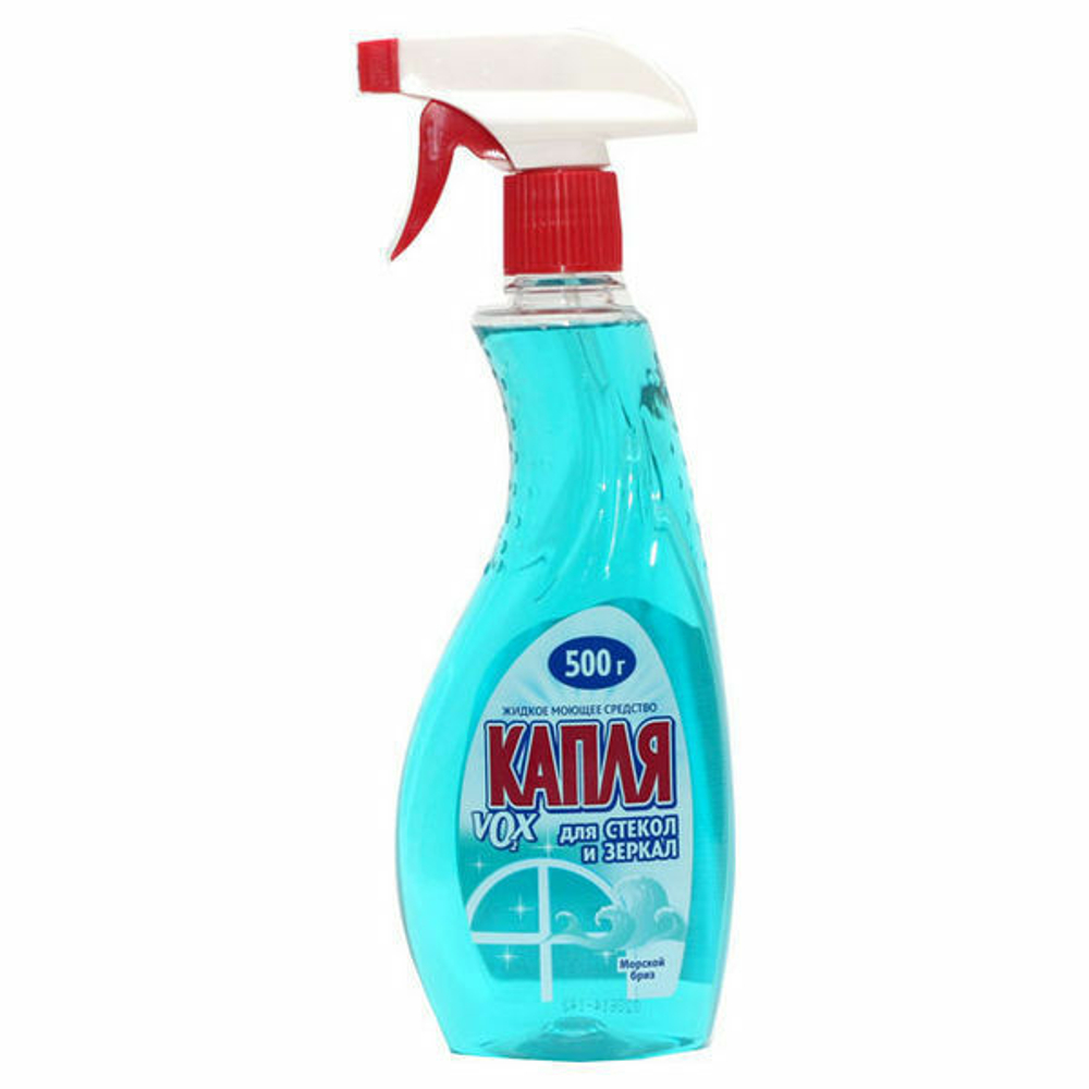 Средство для мытья стекол и зеркал ВЕСНА Капля Морской бриз 500мл