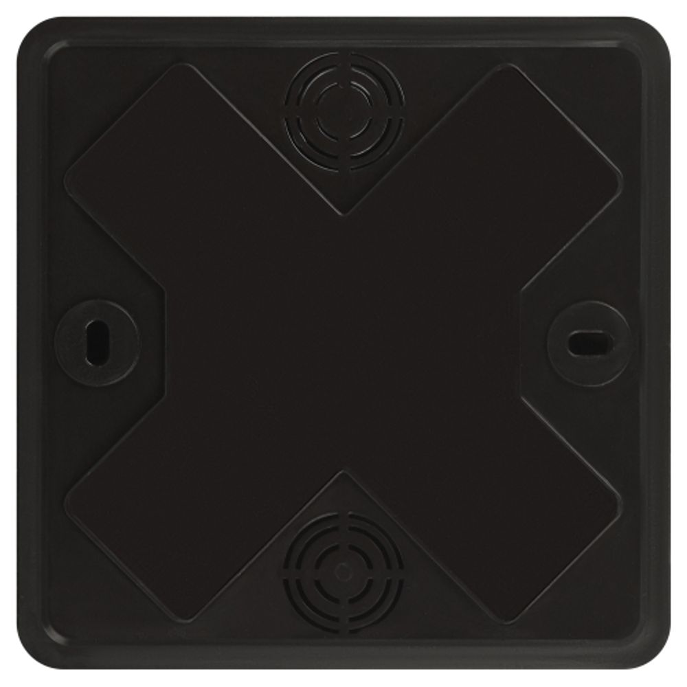 Распаячная коробка ЭРА BS-B-100-100-50 для кабель-канала черная 100х100х50мм IP40 | 