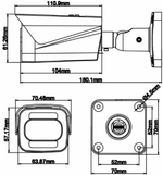 Polyvision PVC-IP2Y-NF2.8P Камера видеонаблюдения, IP, уличная