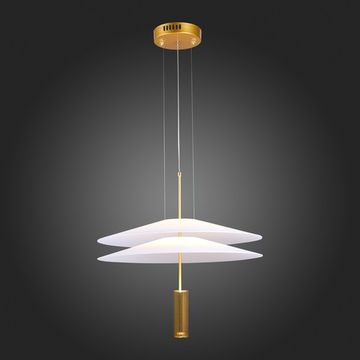 SL6101.203.01 Люстра подвесная ST-Luce Золотистый/Белый LED 1*10W 3000K ISOLA