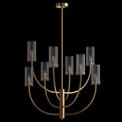 Люстра на штанге Maytoni Arco MOD223PL-08BS