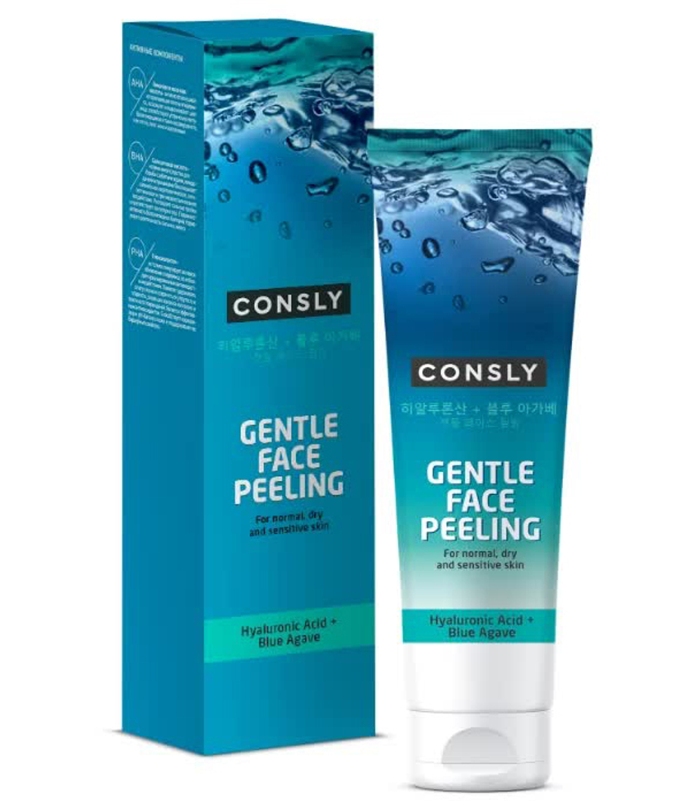 Пилинг-гель с гиалуроновой кислотой и экстрактом агавы CONSLY Gentle Face Peeling 120 мл