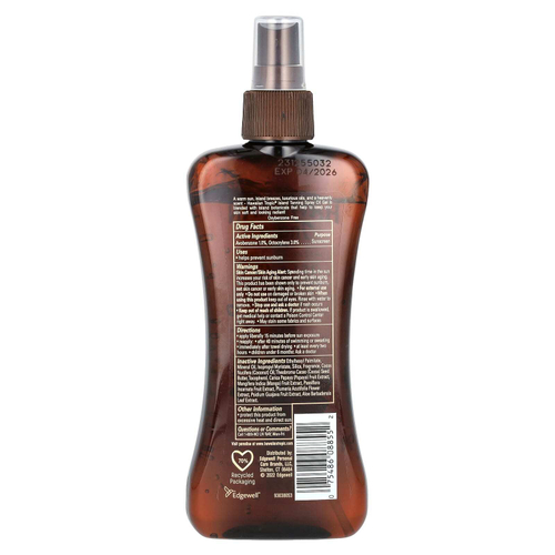 Hawaiian Tropic, Island Tanning, солнцезащитное масло-спрей, SPF 6, 236 мл (8 жидк. унций)