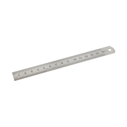 Линейка Park, двухсторонняя шкала, нержавеющая сталь, 150 мм