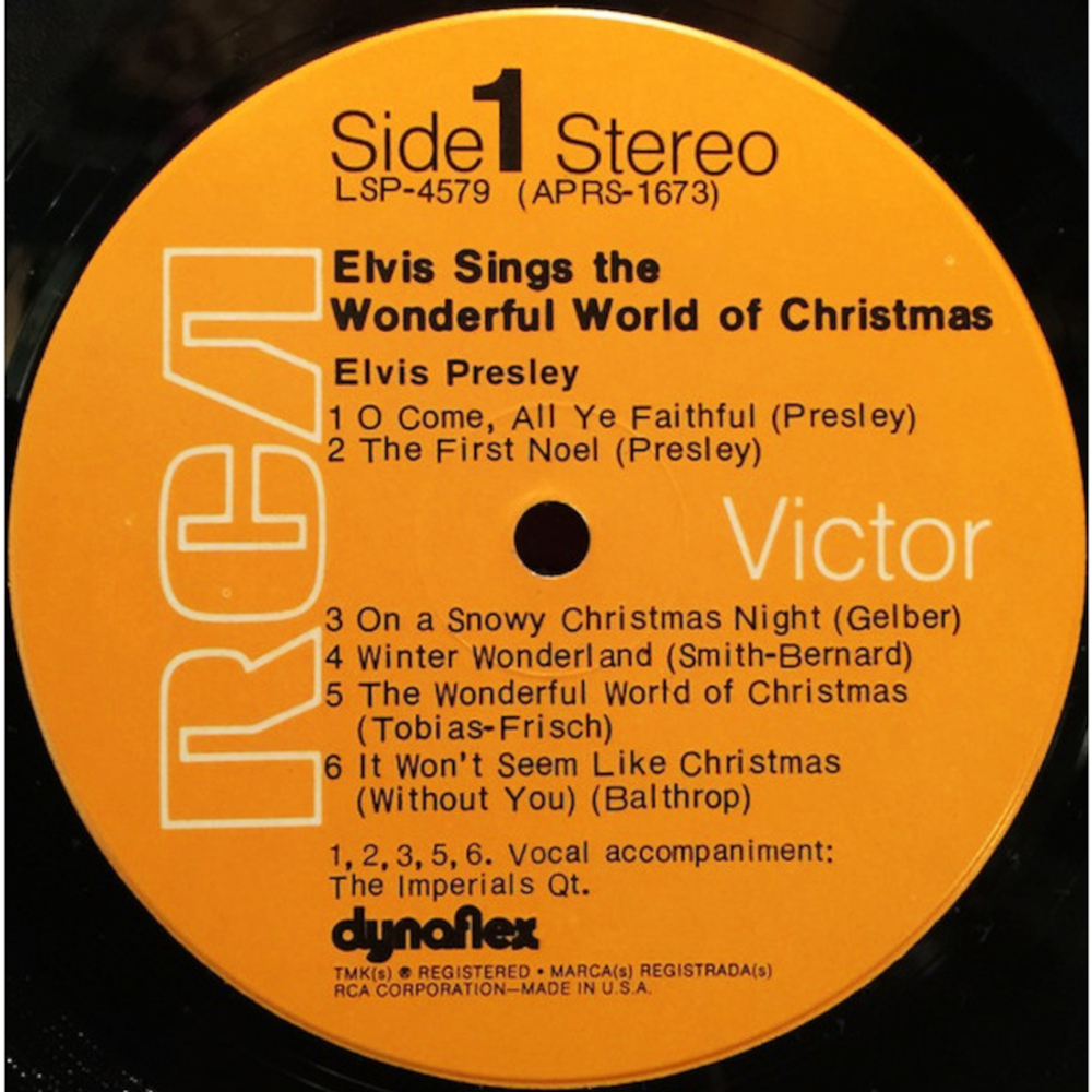 Elvis Presley / Elvis Sings The Wonderful World Of Christmas (LP)