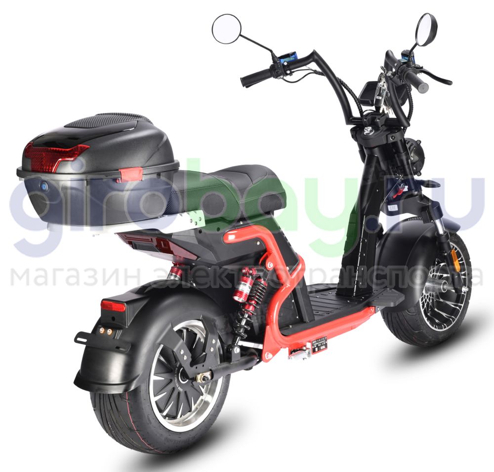 Электроскутер WHITE SIBERIA PRO BLACK EDITION 5000W фото 3 фото №5