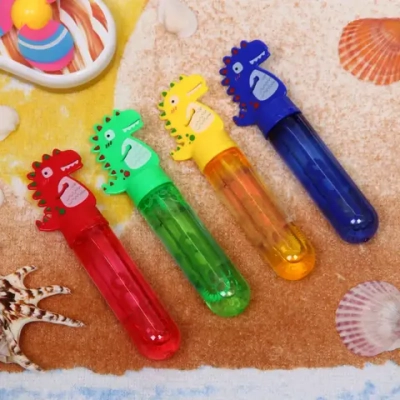 Мыльные пузыри «Динозаврик», 14,5 см, 40 мл, цвет микс