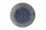 Тарелка мелкая 17 см, без борта IRIS BLUE