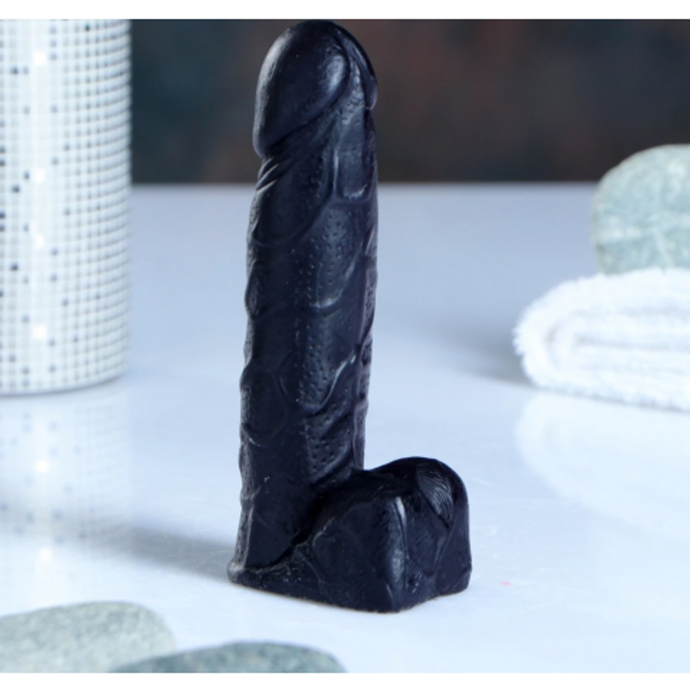 Фигурное мыло "Фаворит" чёрный, аромат Тропик, 11 см 95 г