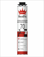 Монтажная пена ROYALFIX 70 профессиональная -12℃+35℃ под пистолет Fixik70