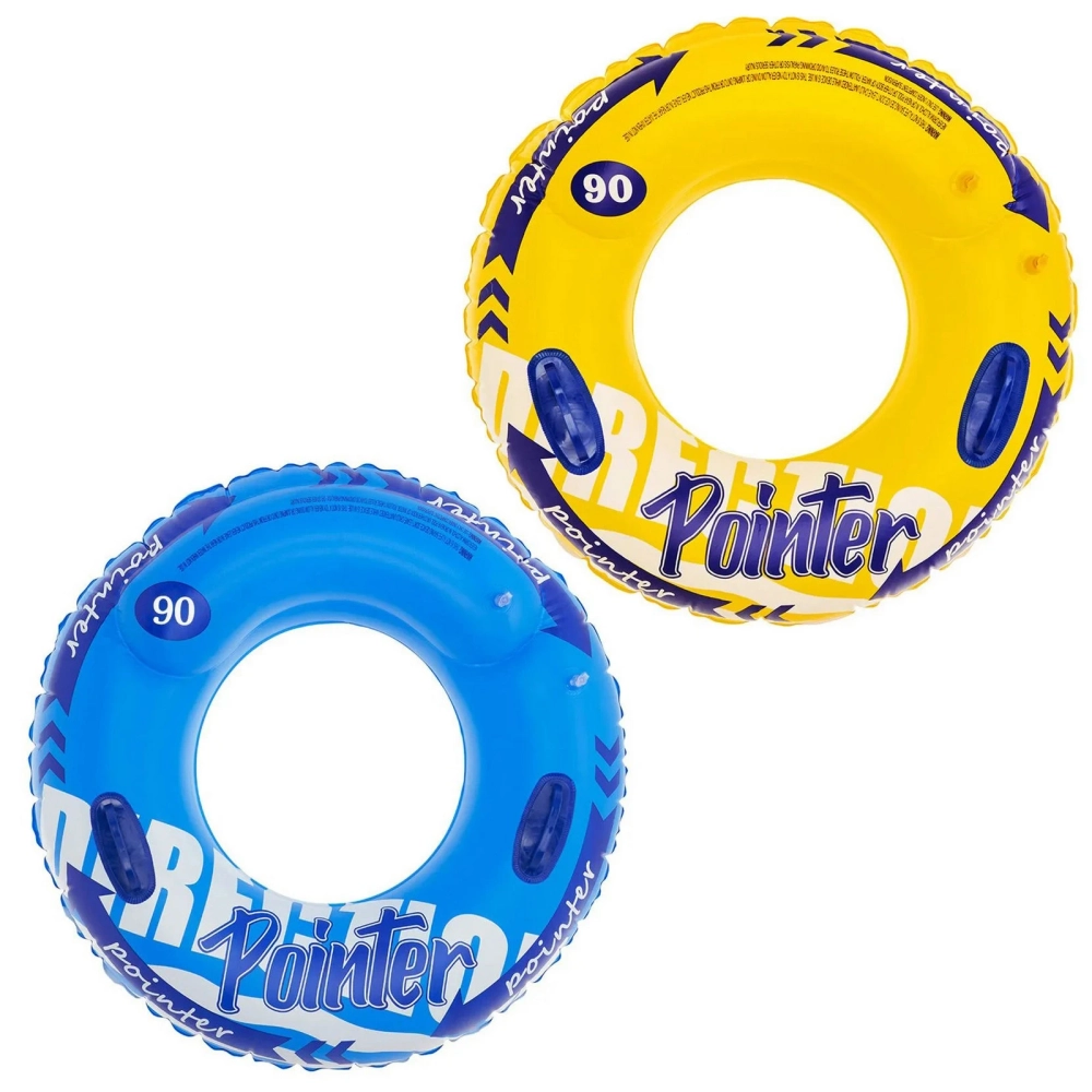 Круг надувной для плавания с ручками 90 см Сёрфер, SR-78