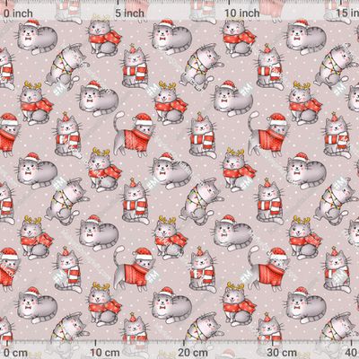 Котики новогодние by Lena_kovart 508 DPI