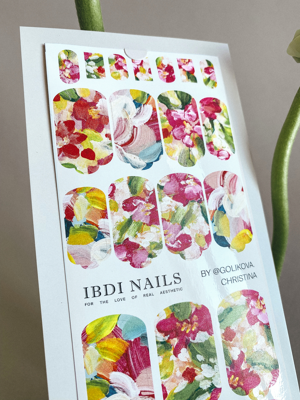 IBDI Пленки для маникюра COLLAB GOLIKOVA