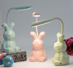 Светильник настольный «Prizma-Зайчик» 6.5*6.5*28 см LED USB 4.2 V1.05w, Розовый