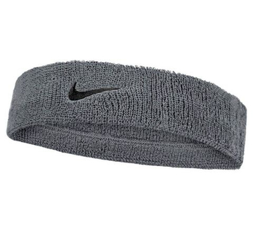 Повязка на голову теннисная Nike Swoosh Headband - cool grey/black