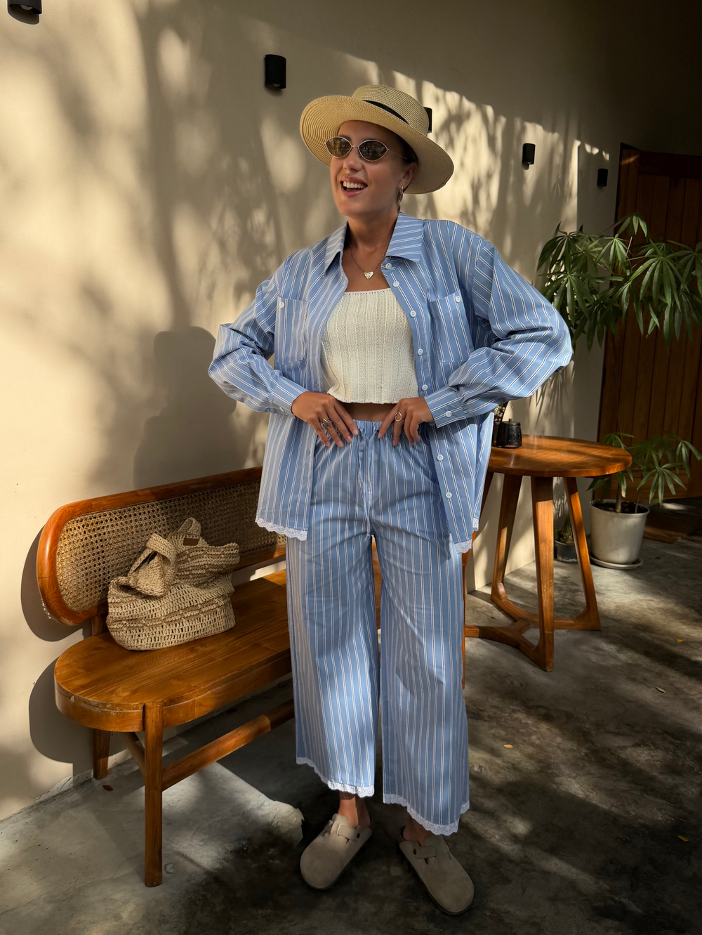 Костюм Village небесно-голубой