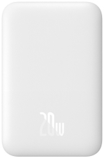 Внешний аккумулятор Baseus Magnetic Mini Air C+Qi 20W P10059002223-00 6000 мАч белый