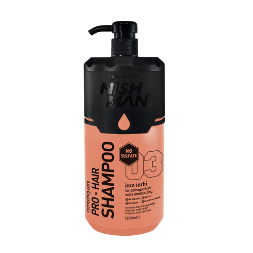 NISHMAN HAIR SHAMPOO 03 (SULFATE FREE) - Шампунь для волос 03 Inca Inchi 1250 ml