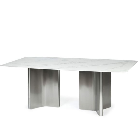 Обеденный стол Selenia 200х100 см, белая керамика
