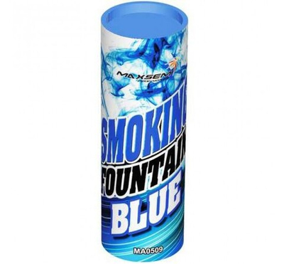 Дымовой фонтан цветной SMOKING FOUNTAIN BLUE 1,75" 30сек. h-115мм