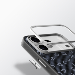 Чехол с MagSafe и рисунком черного цвета для iPhone 17 Pro, от Dux Ducis серия Moro Series Magnetic