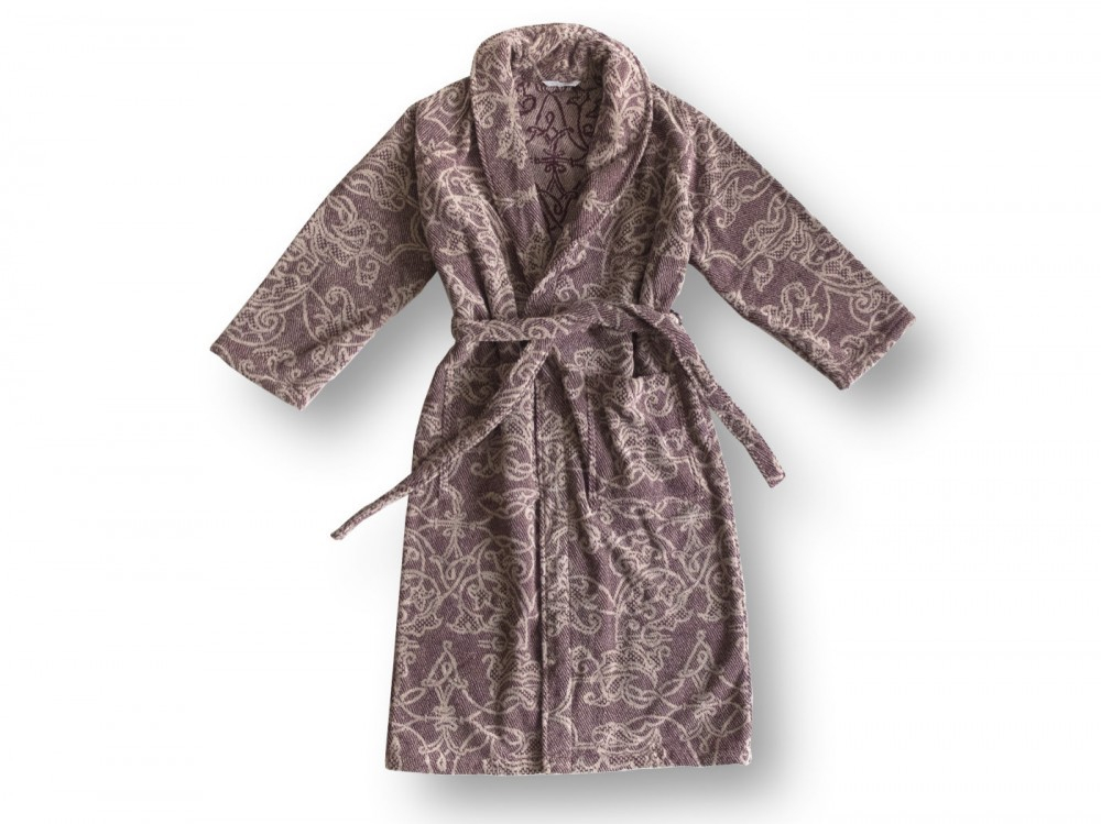 Халат махровый Leitner Mariage сиреневый