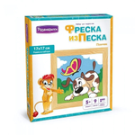 Фреска из цветного песка "Пончик" (Развивашки)