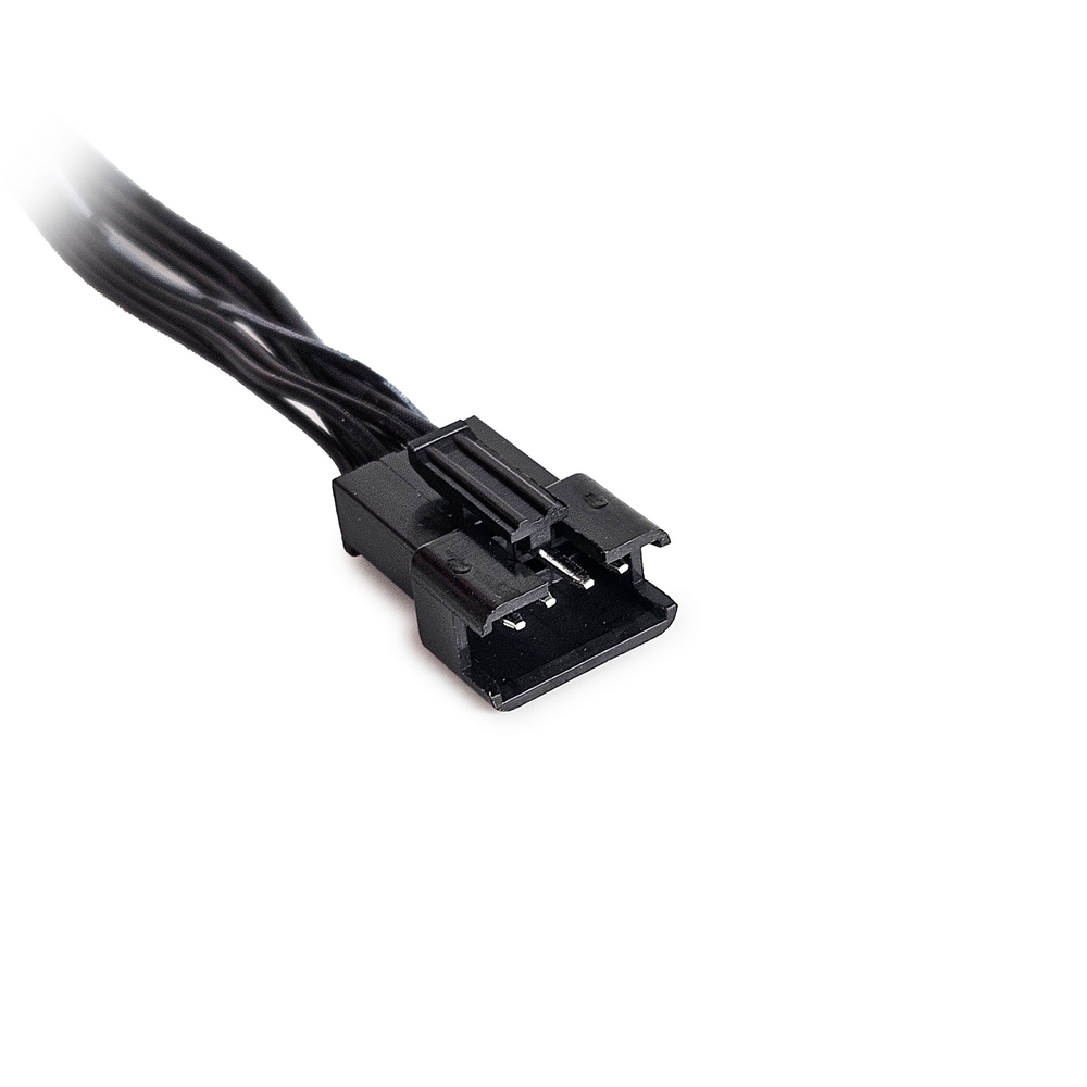 Вентилятор TESLA RGB120-DB MASTER, 120мм, 1200rpm, SATA, черный-белый/ARGB, 38CFM, 21дБ, антивибропрокладки, коннектор для подключения slave-вентилятора (TSL-120-DB-AM)