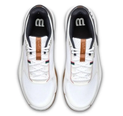 Мужские кроссовки теннисные Wilson Rush Pro 5 - white/navy blazer/gum1a