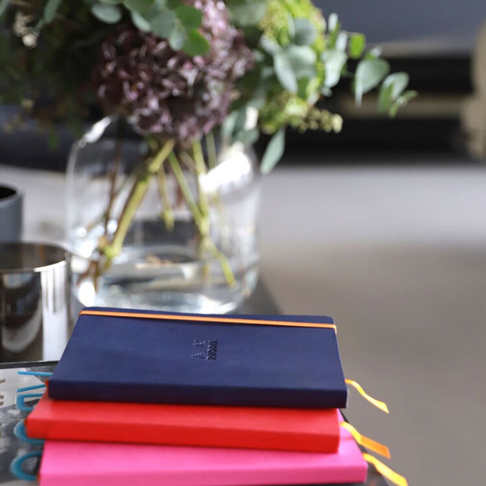 Записная книжка Rhodiarama в мягкой обложке A5 в точку 90 гр Coral Коралловый (117446C) 4