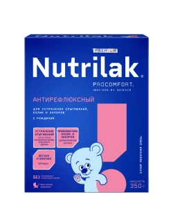 Смесь Nutrilak Premium антирефлюкс 350г с 0мес