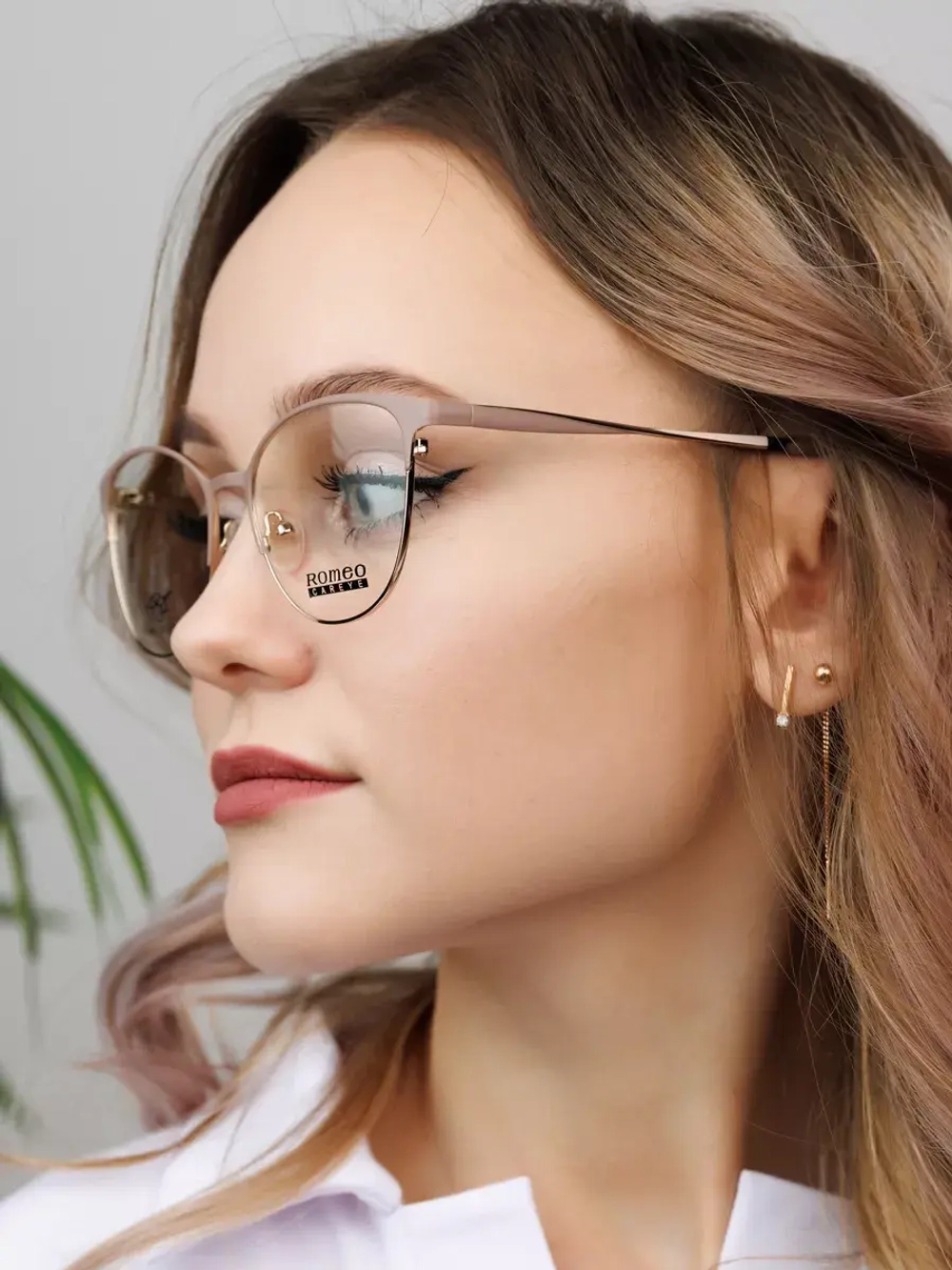 Модная оправа для очков с накладкой 4в1