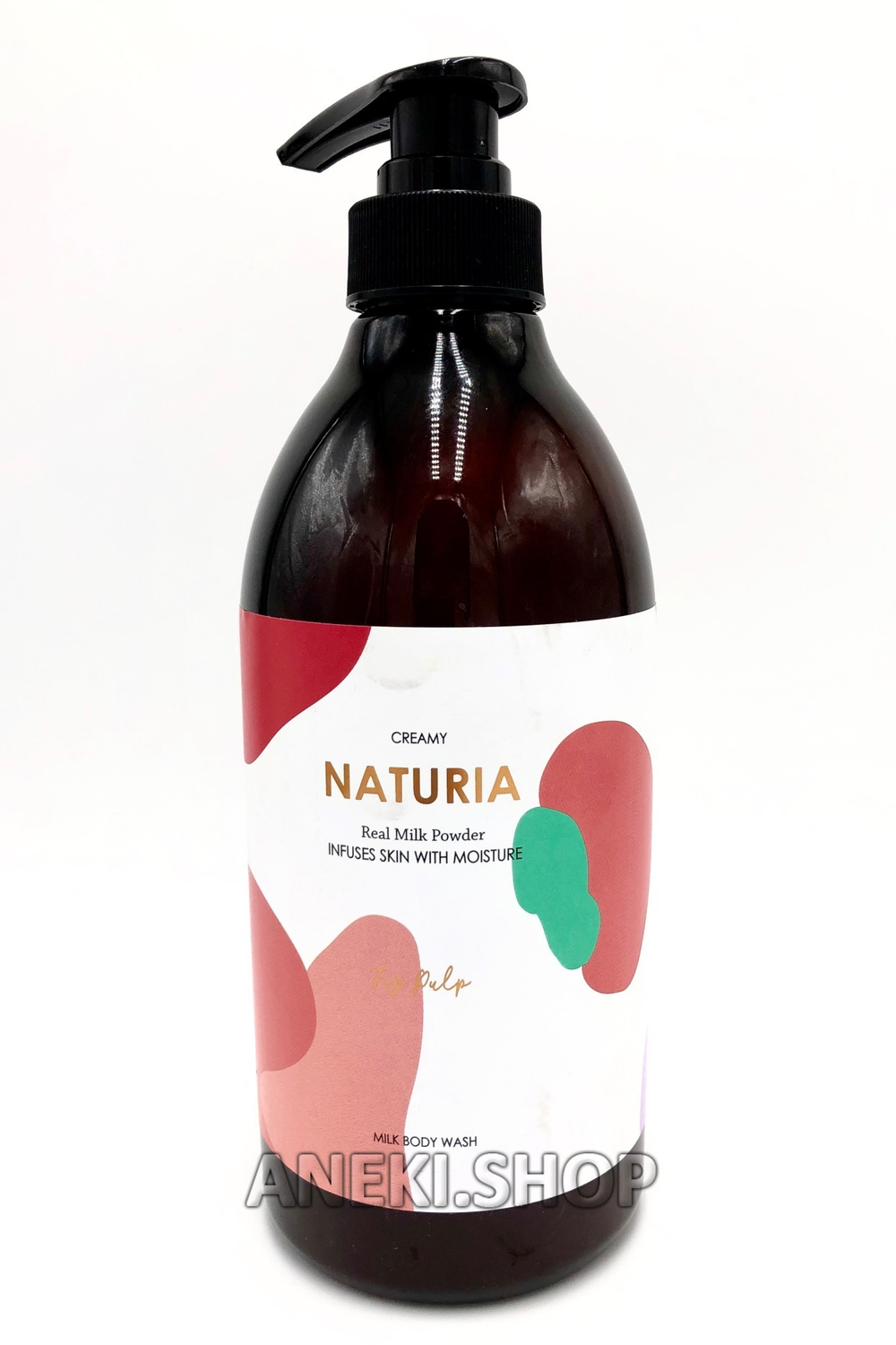 Гель для душа с ароматом инжира 750 мл Creamy Milk Body Wash - Fig Pulp EVAS Naturia