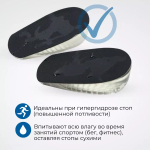 Силиконовые подпяточники в обувь для увеличения роста на 3 см