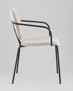 Стул обеденный Masey с подлокотниками бежевый