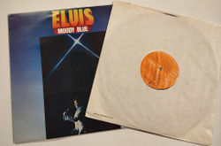 Винтажная виниловая пластинка LP Elvis Presley Moody Blue (UK 1977)