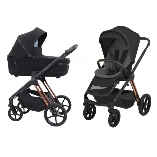 Коляска Espiro Miloo 2 в 1 Diamond Black (210)