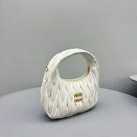 Miu Miu Wander matelassé mini hobo bag