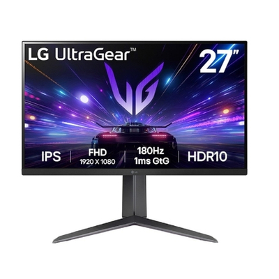 Монитор LCD LG 27" 27GS65F-B UltraGear черный (IPS 1920x1080 180Hz 1ms HDMI DisplayPort HAS Pivot) [27gs65f-b.aruz]