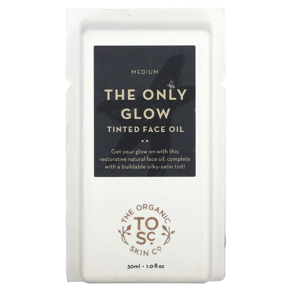 The Organic Skin Co., The Only Glow, тонированное масло для лица, среднего размера, 30 мл (1 жидк. унц.)