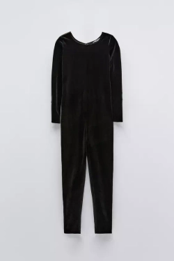 ZARA КОМБИНЕЗОН ДЛЯ КОСТЮМА «ВАМПИР», ЧЕРНЫЙ