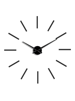 Настенные 3D часы большие самоклеящиеся D 100 120 см / Часы 3d настенные / Настенные часы 3d