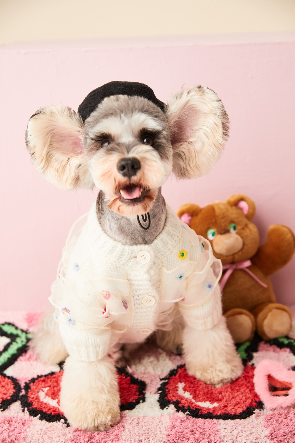 Свитер для животных Цветочные рюшки