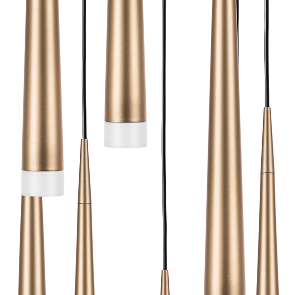 807083 Подвес PUNTO 8х25W G9 хром/шампань